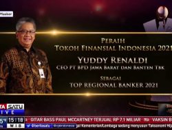 Kembali Raih Penghargaan Majalah Investor, Direktur Utama bank bjb Dinobatkan sebagai Top Regional Banker 2021