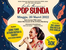 Rangkaian HPN 2022, PWI dan IKWI Jabar Gelar Lomba Menyanyi Pop Sunda