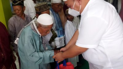 Peduli Kepada Sesama, Hiswana Migas DPC Sukabumi Bagikan Santunan