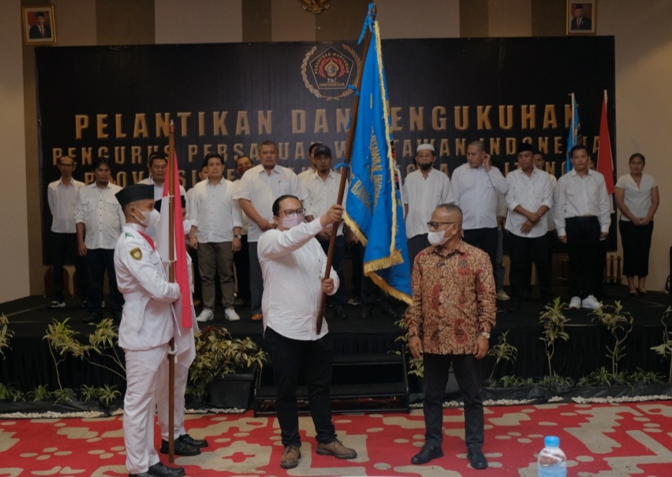 Ketua PWI Pusat Lantik dan Kukuhkan Pengurus PWI Babel Prov Kepulauan Bangka Belitung Periode 2022-2027