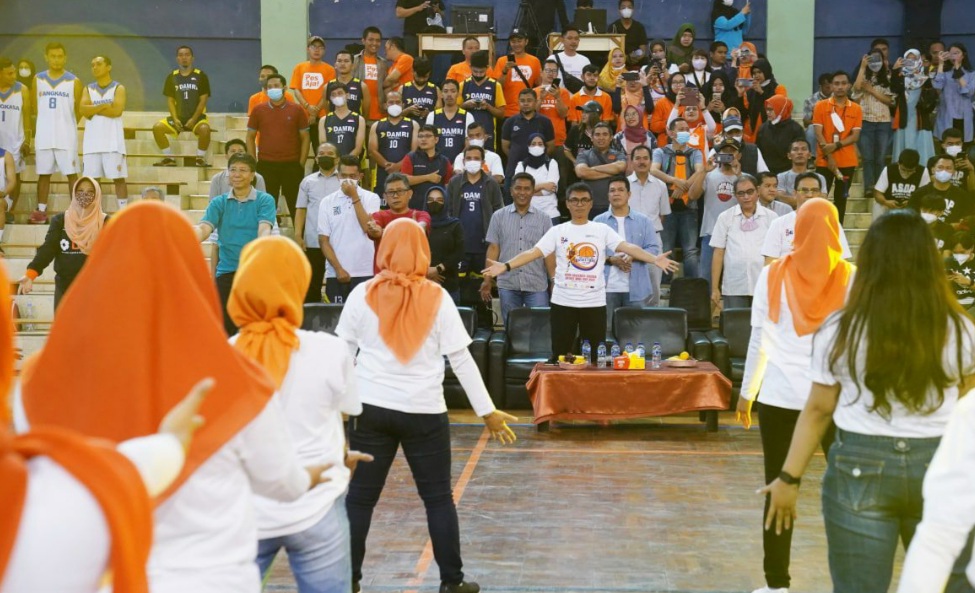 Pos Indonesia Gelar Turnamen Bola Basket  BUMN Klaster Logistik