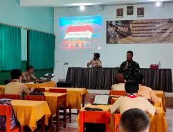 Puluhan Peserta LPK Kwartir Cikole, diberikan Pengetahuan Tentang Wawasan Kebangsaan oleh Koramil 0607-04/Kota Sukabumi