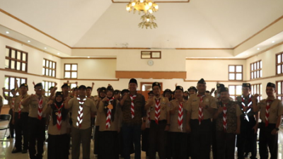 Wali Kota Sukabumi, Buka Pelatihan LPK Bagi Pramuka