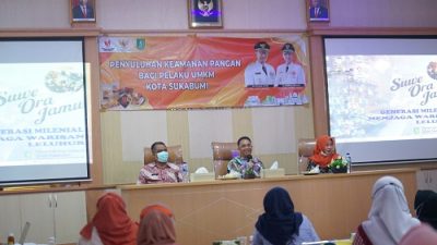 Wakil Wali Kota Sukabumi Buka Kegiatan Penyuluhan Keamanan Pangan Untuk UMKM