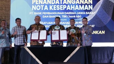 Hadirkan Berbagai Layanan Perbankan, bank bjb dan Perpamsi Jawa Barat Teken MoU dan PKS