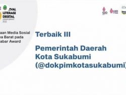 Melalaui Dokpim, Pemkot Sukabumi Raih Juara Humas Jabar Award