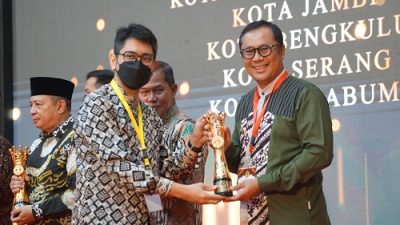 Melalaui IGA, Pemkot Sukabumi Raih Penghargaan Sebagai Kota Terinovatif Dari Kemendagri