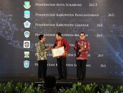Berhasil Menerapkan Sistem Merit dalam Manajemen ASN, Pemkot Sukabumi Raih Penghargaan Dari KASN