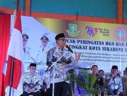 Hadiri HGN, Wali Kota Sukabumi Ucapkan Terimakasih Kepada Guru