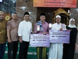PT Pos Indonesia Salurkan Bantuan Berupa ATM Beras