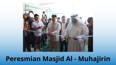 Wali Kota Sukabumi Hadiri Peresmian Masjid Al – Muhajirin