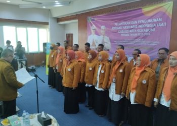 Ini Pesan Ketua AAI Jabar Usai Melantik Pengurus AAI Cabang Kota Sukabumi