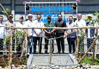 Komisi C DPRD Kota Bandung Hadiri Peresmian Kolam Retensi Dian Permai Kota Bandung