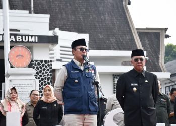 Pimpin Apel Besar Terakhir, Wali Kota dan Wakil Wali Kota Sukabumi Pamit