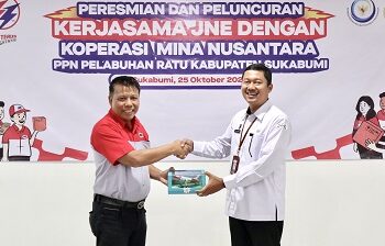 Kembangkan Potensi Distribusi Perikanan, JNE Lakukan Kerjasama Dengan Koperasi Mina Nusantara PPNP Sukabumi