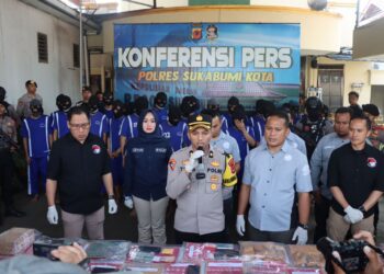 37 Tersangka Pengedar Narkoba Berhasil Diamankan Satres Narkoba Polres Sukabumi Kota