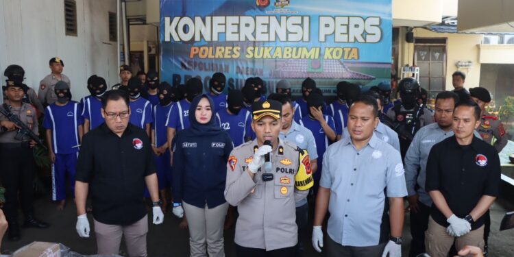 37 Tersangka Pengedar Narkoba Berhasil Diamankan Satres Narkoba Polres Sukabumi Kota