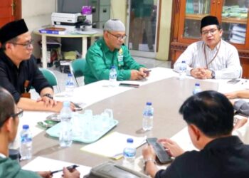 Silaturahmi PWI Kabupaten Bandung Ke BAZNAS Guna Terciptanya Kerja Sama yang Baik