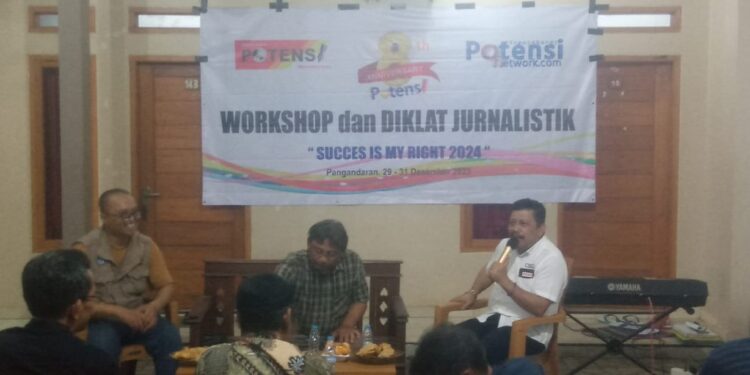 Diklat Jurnalistik Potensi Network di Hotel Pangandaran