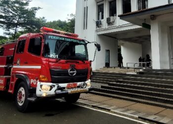 Diskar PB dan Relawan Gercep Cegah Kebakaran ATCS Kota Bandung