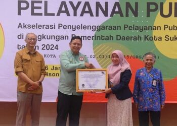 Kick Off Pelayanan Publik, Dinas Kesehatan Kota Sukabumi Raih Penghargaan Bergengsi