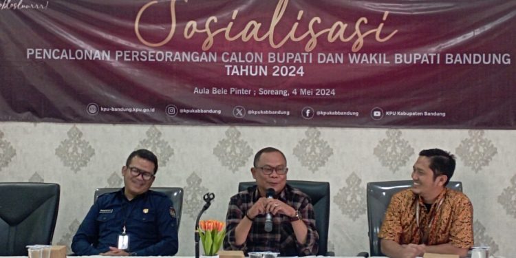 KPU Kab. Bandung Gelar Sosialisasi Pencalonan Jalur Perseorangan Cabup/Cawabup