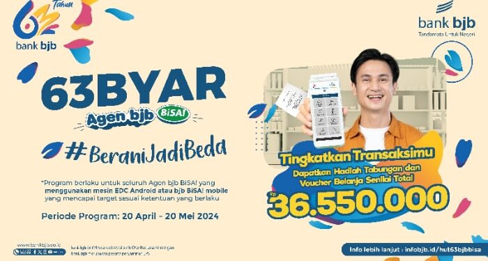 Optimalkan Transaksi Agen bjb BiSA Cashback Tabungan dan Voucher Belanja Hingga Jutaan Rupiah