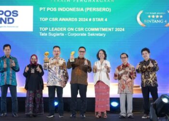 Pos Indonesia Dapat Penghargaan Top CSR Award 2024