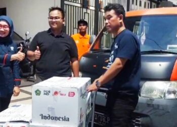 Pengiriman Kargo Haji Pos Indonesia Yang Pertama Sudah Sampe di Tanah Air