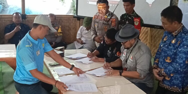 Panwaslu Kec. Soreang Bentuk MOU Berbasis Masyarakat