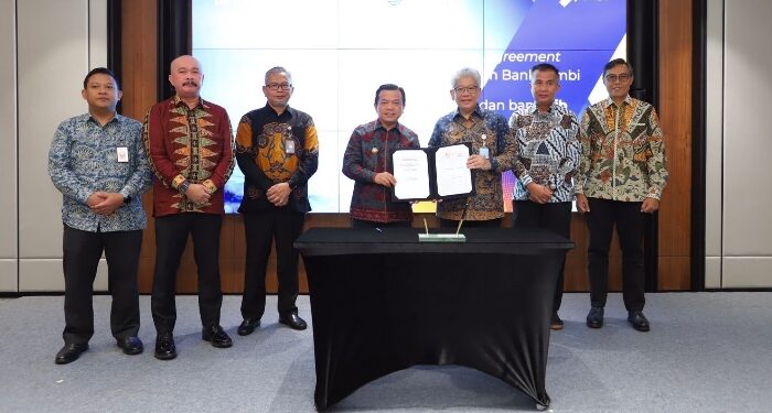 Gubernur Jambi Tandatangani Shareholders Agreement Sepakati Klausul Pengendalian atas Bank Jambi bank bjb