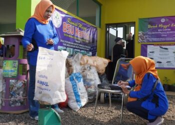 Didukung BRI, Bank Sampah Unit Kartini Makin Bersinar Hingga Punya 8.699 nasabah.