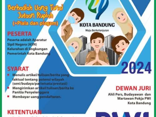 Meriahkan HJKB ke 214 Pokja PWI Kota Bandung Menggelar Lomba Karya Tulis Jurnalistik