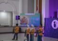 Pelajar dari Berbagai SD dan SMP, Unjuk Kebolehan Dalam Panen Karya Gerakan Seniman Masuk Sekolah