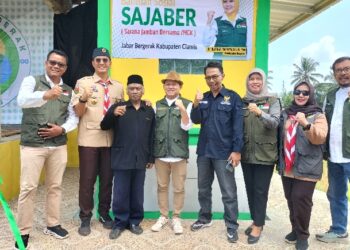 Kolaborasi BAZNAS Jabar bersama Jabar Bergerak Resmikan Fasilitas MCK di Ciamis