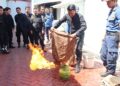 Lapas Sukabumi Berkolaborasi dengan Damkar Kota Sukabumi Gelar Simulasi Pemadaman Kebakaran