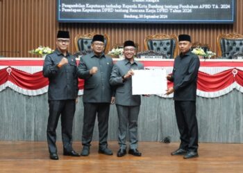 DPRD Kota Bandung Tetapkan Raperda Perubahan APBD 2024