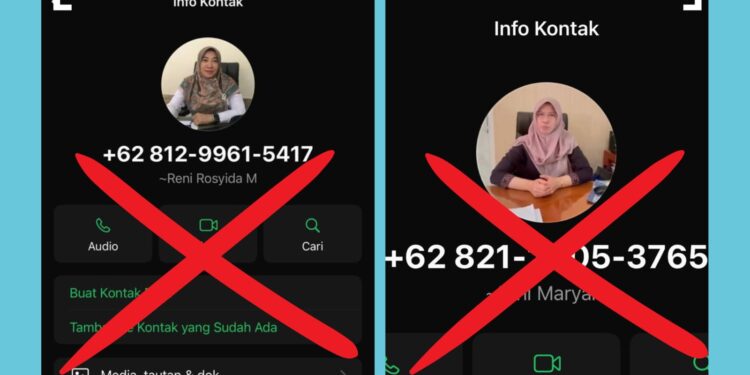 Penipuan Mengatasnamakan Pejabat Dinas Kesehatan Kota Sukabumi, Waspadai Nomor WhatsApp Palsu!