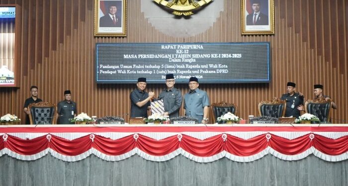 Paripurna Umumkan Calon Pimpinan DPRD dari PDIP serta 6 Usulan Raperda