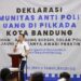 Cawalkot Bandung No.2 Deklarasi SATGAS HD Anti Politik Uang