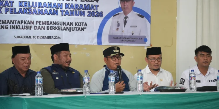 Pj Walikota Sukabumi Ajak Warga Berperan Aktif dalam Musrenbang Kelurahan Karamat