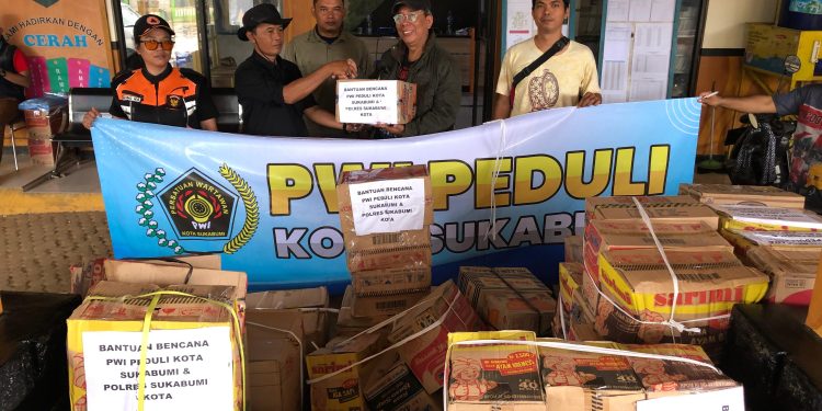 PWI Kota Sukabumi Salurkan Bantuan Gelombang Kedua untuk Korban Bencana di Kecamatan Pabuaran