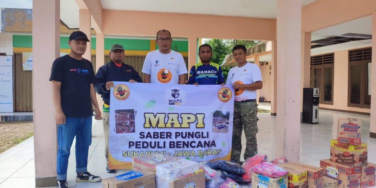 MAPI Salurkan Bantuan untuk Korban Bencana di Sukabumi