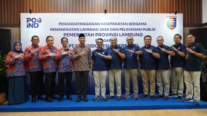 Gubernur Lampung Teken Kesepakatan Pemanfaatan Layanan Jasa dan Pelayanan Publik