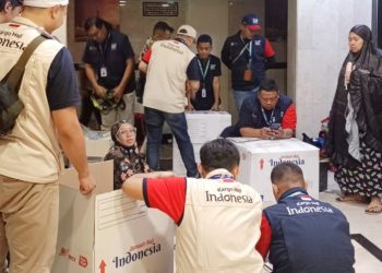 Pos Indonesia Sudah Antar Oleh-oleh Haji Sampai Rumah Jemaah Masih di Makkah