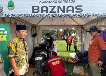 BAZNAS Jabar Hadirkan Servis Motor Gratis hingga Charity Store di Karawang