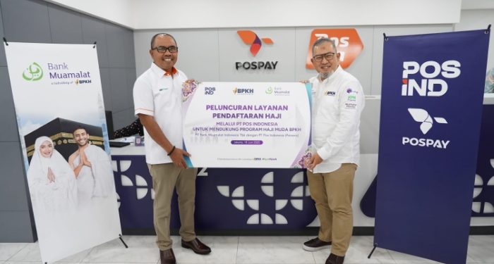 PosIND dan Bank Muamalat Luncurkan Layanan Tabungan Haji di Kantor Pos