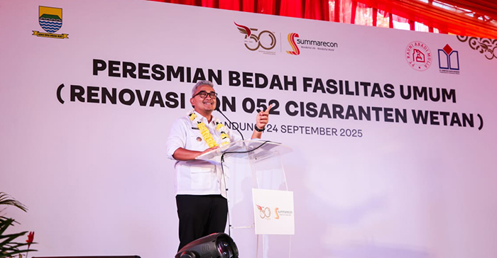 Ciptakan Sekolah Nyaman , Pemkot Bandung Bersama Summarecon Renovasi SDN O52 Cisaranten Wetan