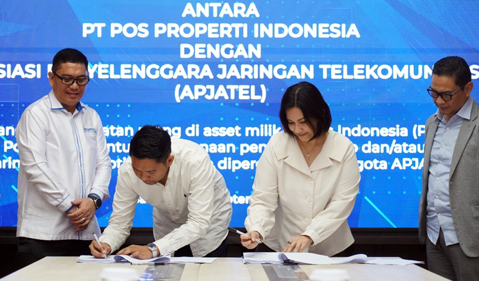 Dorong Pemerataan Konektivitas Nasional, Pos Properti Teken Kerja Sama Strategis dengan APJATEL