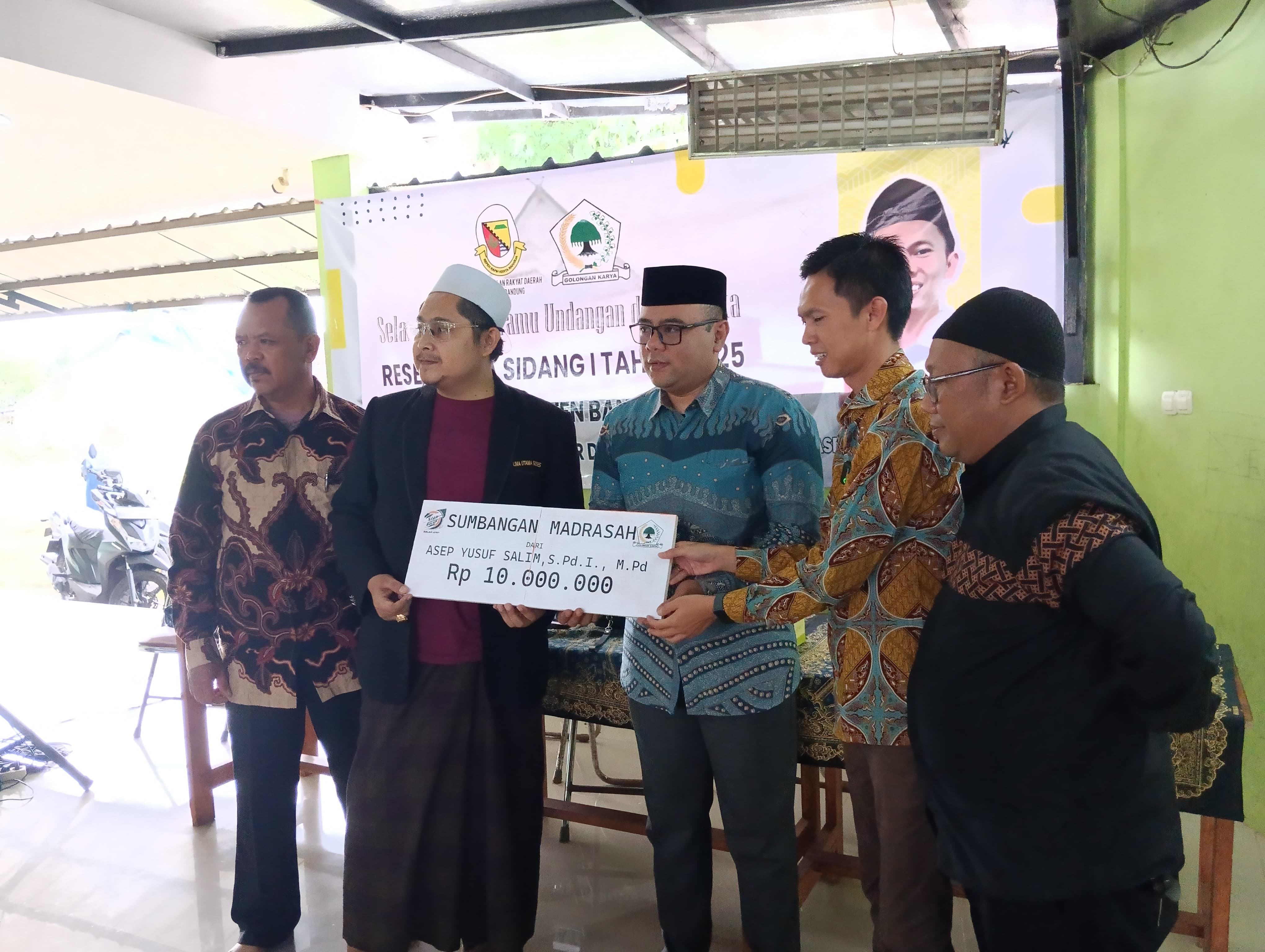 Asep Yusup Salim Anggota DPRD Kab Bandung: Tampung Aspirasi Warga Terkait Pinjol